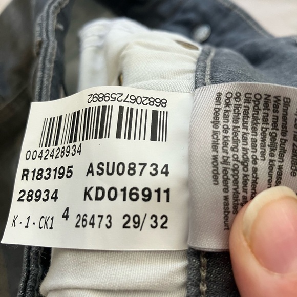 MAVI Jeans Slim Fit Denim Dark Blue  Stretch Tag 29 / Actual 30 Inseam 32 Preppy - Picture 5 of 8